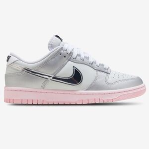 💕 NIKE DUNK LOW LUXURY SILVER PINK 📎